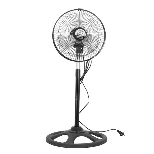 [20330] VENTILADOR PEDESTAL 11 PUL NEGRO