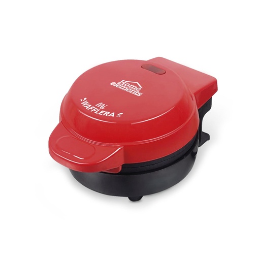 [16871] WAFLERA ELECTRICA ANTIADHERENTE 12 CM ROJA HOME ELEMENTS