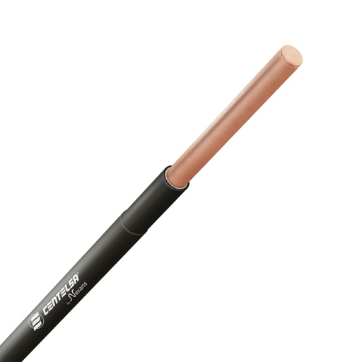 [3465M] ALAMBRE RIGIDO CENTELSA 14  (NEGRO)