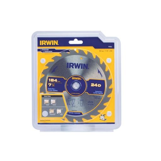 [17611] DISCO MADERA IRWIN 7 1/4"X24D (15130LA)
