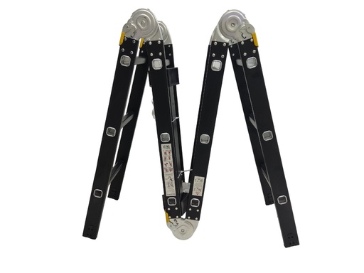 [13641N] ESCALERA MULTIPOSICIONES NEGRA (ALTURA 3.37 MTRS (150 KLS) (DSF-3338)