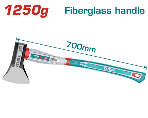 [21240] HACHA 1250G  MANGO DE FIBRA DE VIDRIO SUPER TOTAL (THAX061250)