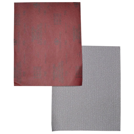 [9357] LIJA CARBORUNDUM ROJA  220 ( LIJADO EN SECO)