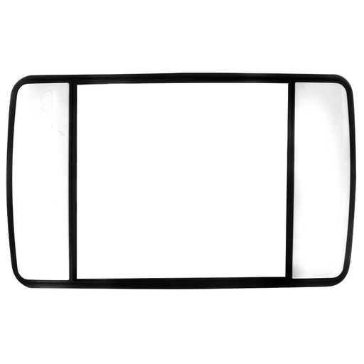 [12331] LINEA FUTURA BLANCA INCRUSTAR TAPA DOBLE BLANCA Y BORDE NEGRO DUKE ENERGY (V16-02N)