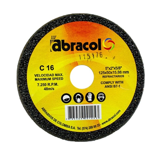 [14430] PIEDRA MARMOL ABRACOL 5" GRANO 16 (ABC1C0016526)