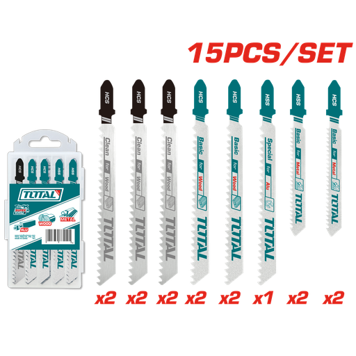 [21249] SET DE SEGUETA SIERRA SABLE X 15 PZS SUPER TOTA (TAC1501)