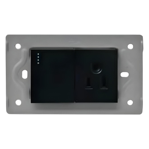 [13153X] TOMA SWICHE LUXOR NEGRA INTERCAMBIABLE SIN TAPA S/M (V17-018)