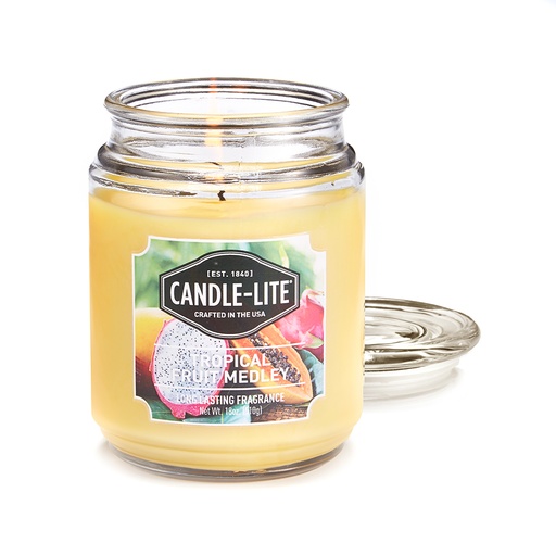 [15233] VELA 18 OZ TROPICAL FRUIT MEDLEY CANDLE LITE (3297099)