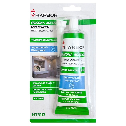 [21351] SILICONA TRANSPARENTE 85G VHARBOR (HT3113)
