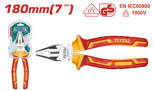 [21373] ALICATE AISLADO 7" 1000V INDUSTRIAL SUPER TOTAL (THTIP2161)