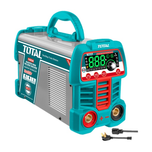 [21461] SOLDADOR INVERSOR DIGITAL 160A (MMA-LIFT TIG-VRD) 110-120V INDUSTRIAL SUPER TOTAL (UTW216069)