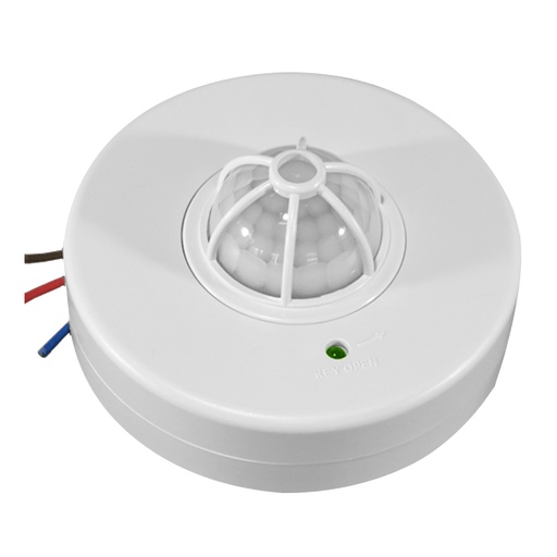 [21467] SENSOR MOVIMIENTO PARA TECHO 360° 6 MTS SOBREPONER ZAFIRO (ZFR32)