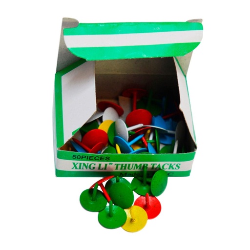 [21470] CHINCHES COLORES SURTIDOS (CAJA X 50) (XL-50C)