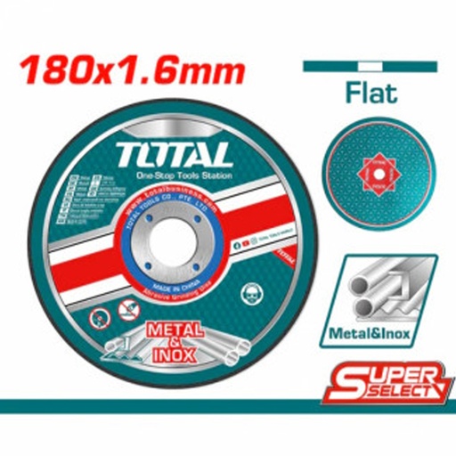 [21505] DISCO CORTE METAL/ACERO INOXIDABLE 7" SUPER TOTAL (TAC2161801)