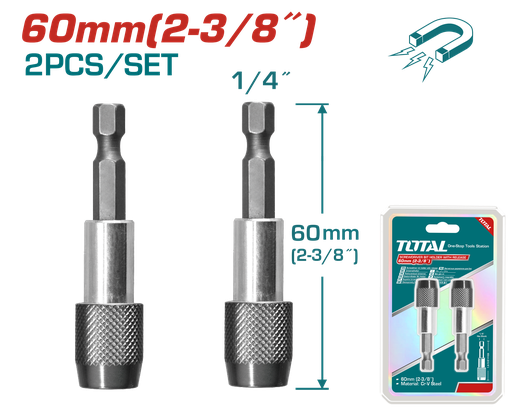 [21550] COPA TORNILLO  2-3/8" IMANTADA JUEGO X  2 PZS  SUPER TOTAL (TAC462601)