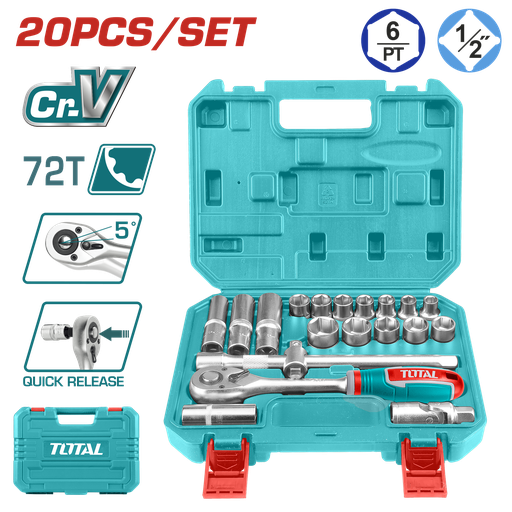 [21552] RACHE CON COPAS 1/2" X 20 PZS INDUSTRIAL SUPER TOTAL (THT121201)