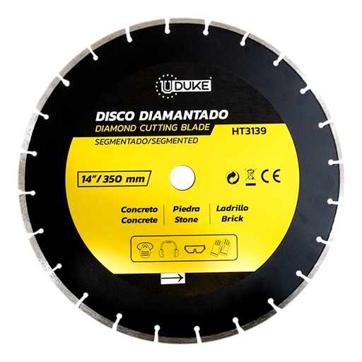 [21654] DISCO DIAMANTADO SEGMENTADO 14" UDUKE (HT3139)
