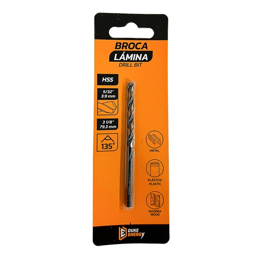 [21704] BROCA LAMINA 5/32" DUKE ENERGY (HT3230)