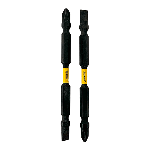 [21746] PUNTAS TALADRO IMANTADA 100MM (+)(-) JUEGO X 2 PZS UDUKE  (HT3359)