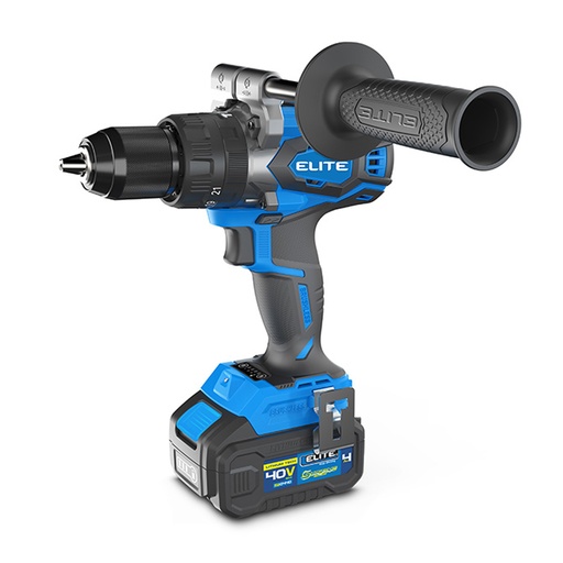 [21822] TALADRO PERCUTOR INALAMBRICO SIN ESCOBILLAS  1/2” 40V 150NM + CARGADOR + 1 BAT 40V 2AH + 1 BAT 40V 4AH (SBTP40150)