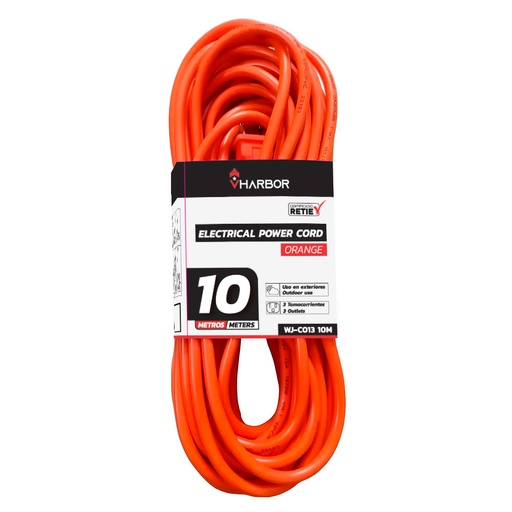 [21844] EXTENSION NARANJA 10M VHARBOR (WJ-C013-10M) 