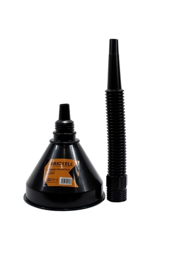 [21854] EMBUDO MEDIANO PLASTICO DIAMETRO 14 CM X LARGO  39 CM 800ML (BK-1974)