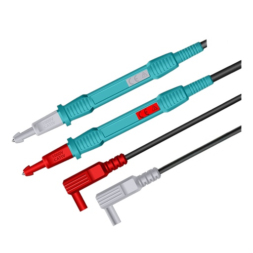 [21895] CABLE DE PRUEBA PARA MULTIMETRO 1000V 100CM INDUSTRIAL SUPER TOTAL (TMT31001)