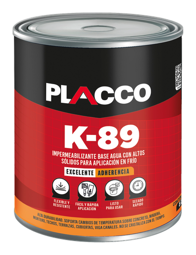 [21908] PLACCO K-89 BALDE 9KLS (IMPERMEABILIZANTE ASFALTICO) (92200725) 