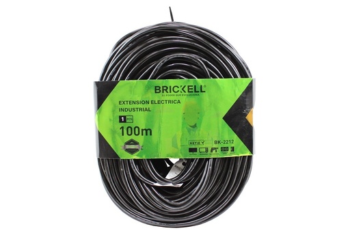 [21937] CABLE ENCAUCHETADO 3 X 14 EXTENSION TRABAJO PESADO X 3 100M (BK-2212) (CERTIFICADO)