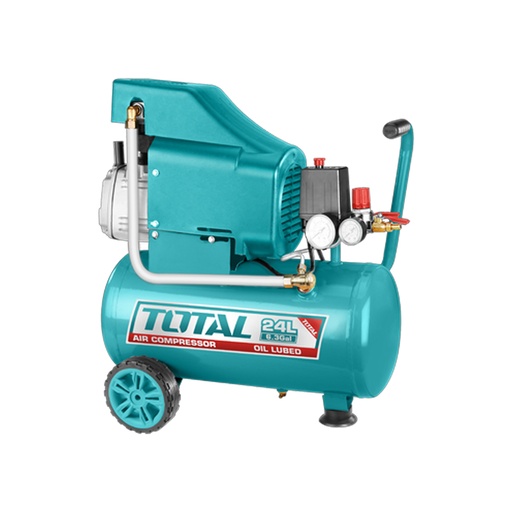 [21960] COMPRESOR  AIRE HORIZONTAL 24L  2.0HP 116PSI 110-120V   60HZ  SUPER TOTAL (UTC220246)