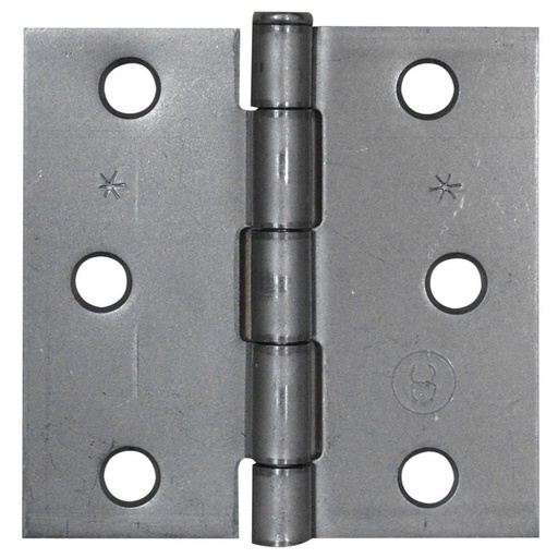 [22009] BISAGRA NUDO CABEZA PLANA GRIS PIZARRA 3X3 C-16 (X12 PARES) (PUERTA) (T1106-0231)