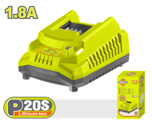 [22055] CARGADOR INTELIGENTE  PARA BATERIAS 20V 1.8AH DYLLU (UDTFCP518)