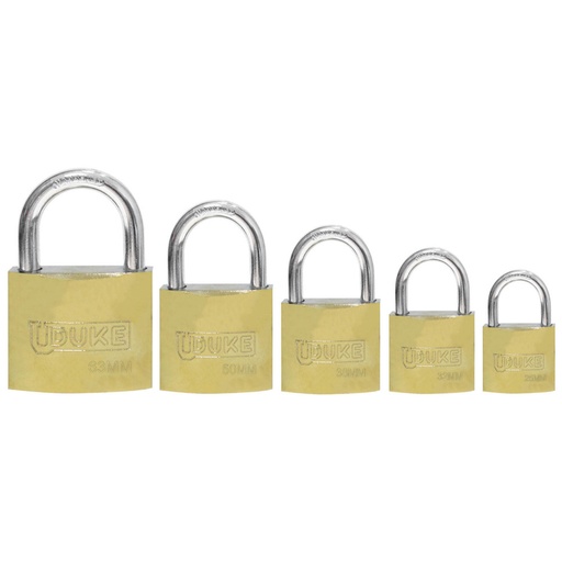 [7751K] CANDADO DORADO 32MM EN BLISTER UDUKE 