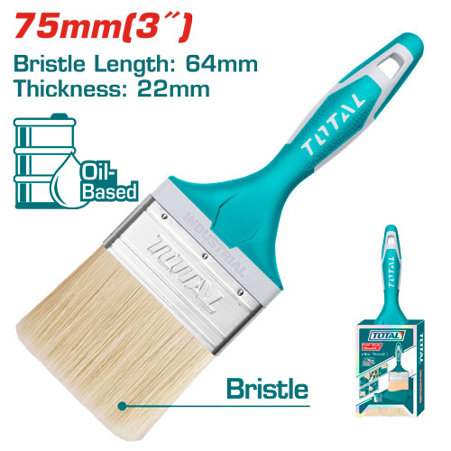 [22227] BROCHA DE 3" MANGO PLASTICO INDUSTRIAL TOTAL (THT84036)