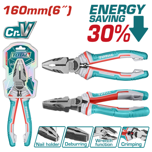 [22378] ALICATE 6" INDUSTRIAL CROMO VANADIUM TOTAL (THT210606S) 