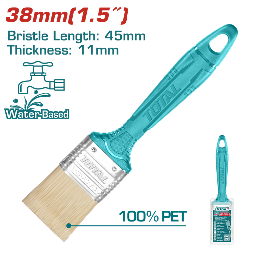 [22386] BROCHA 1.5" MANGO PLASTICO TOTAL (THT840156)