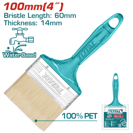[22390] BROCHA 4" MANGO PLASTICO TOTAL (THT840406)