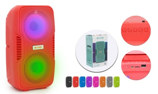 [22405] PARLANTE CABINA 4 PUL (BLUETOOTH-ENTRADA USB-MICRO SD-PUERTO DE CARGA TIPO V8) (MS-1775BT)
