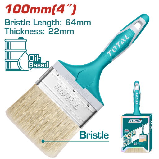 [22435] BROCHA 4" MANGO PLASTICO INDUSTRIAL TOTAL (THT84046)