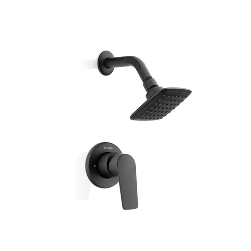 [22589] DUCHA MONOCONTROL BARCELONA NEGRO MATE GRIVAL (BA0150001)
