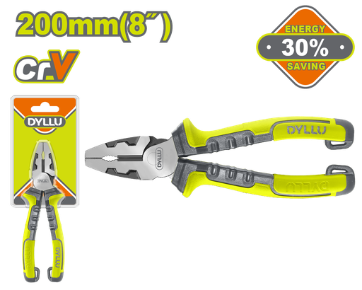 [22701] ALICATE 8" CROMO VANADIUM DYLLU (DTPL1718)