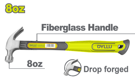 [22778] MARTILLO  8OZ MANGO FIBRA DE VIDRIO DYLLU (DTHM3308)