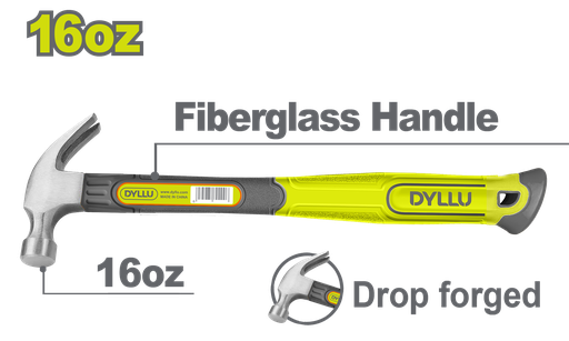 [22779] MARTILLO 16OZ MANGO FIBRA DE VIDRIO DYLLU (DTHM3316)