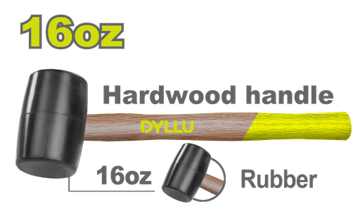 [22799] MARTILLO CHIPOTE 16OZ MANGO MADERA DYLLU (DTMB7302)