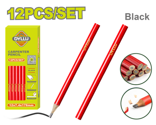 [22806] LÁPIZ CARPINTERO ROJO 720° DYLLU (DTMQ1512)