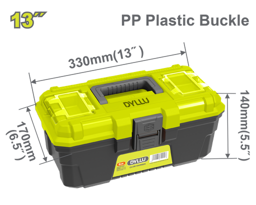 [22868] CAJA DE HERRAMIENTA 13" PLÁSTICA DYLLU (DTTB1313)