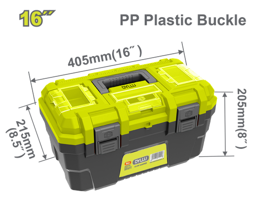 [22869] CAJA DE HERRAMIENTA 16" PLÁSTICA DYLLU (DTTB1316)