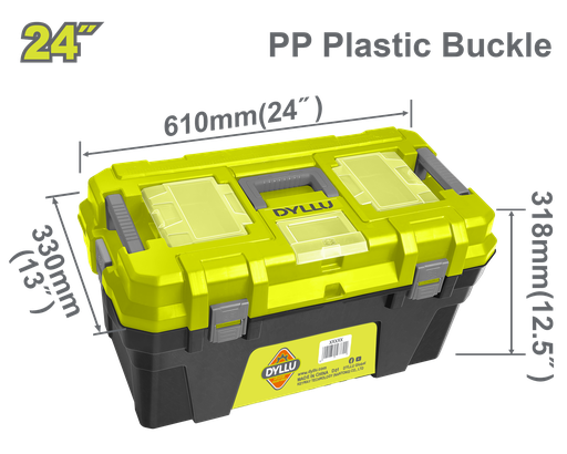 [22871] CAJA DE HERRAMIENTA 24" PLÁSTICA DYLLU (DTTB1324)