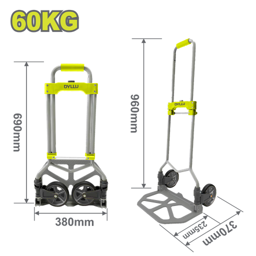[22883] CARRETILLA PLEGABLE CAP 60KG DYLLU (DTWB9A06)