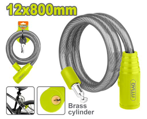 [22885] CANDADO GUAYA 12MM X 8M  DYLLU (DTBK1108)